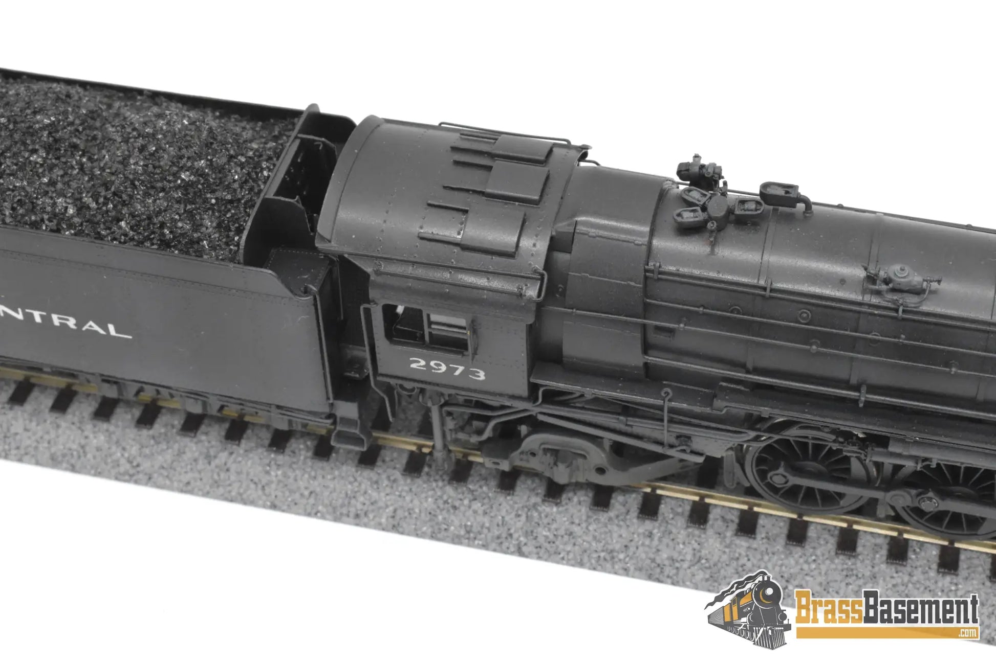 HO Brass - KEY New York Central NYC L-2d 4-8-2 Mohawk #2973 - C/P Superb Runner Steam