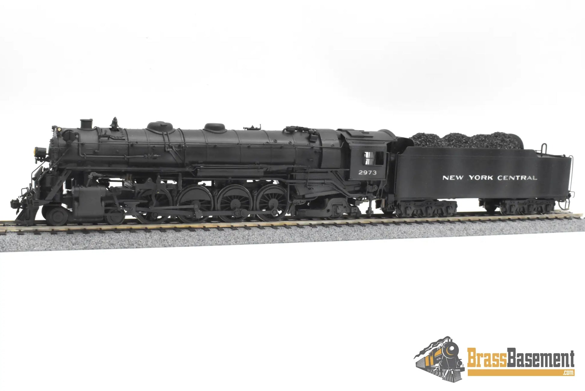HO Brass - KEY New York Central NYC L-2d 4-8-2 Mohawk #2973 - C/P Superb Runner Steam