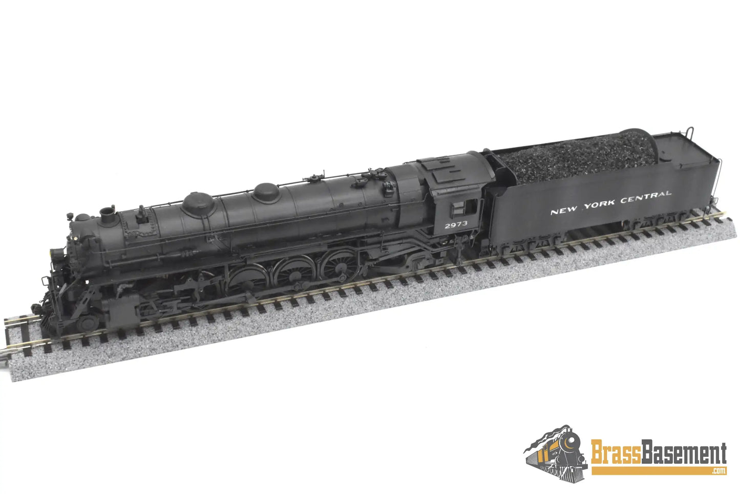 HO Brass - KEY New York Central NYC L-2d 4-8-2 Mohawk #2973 - C/P Superb Runner Steam