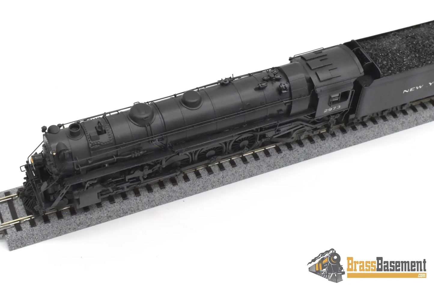HO Brass - KEY New York Central NYC L-2d 4-8-2 Mohawk #2973 - C/P Superb Runner Steam
