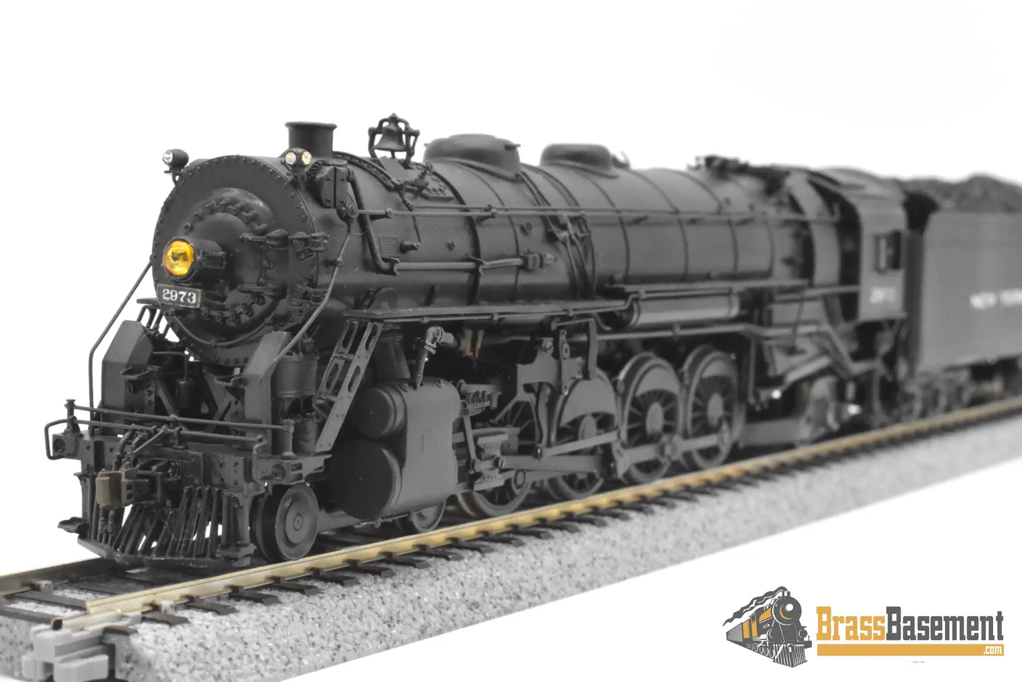 HO Brass - KEY New York Central NYC L-2d 4-8-2 Mohawk #2973 - C/P Superb Runner Steam