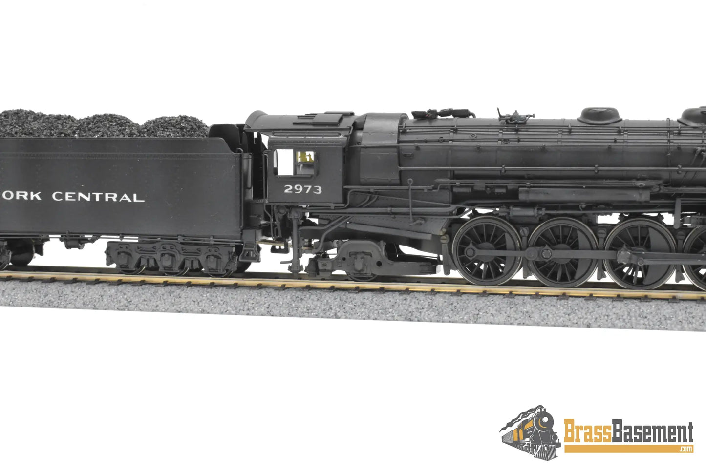HO Brass - KEY New York Central NYC L-2d 4-8-2 Mohawk #2973 - C/P Superb Runner Steam