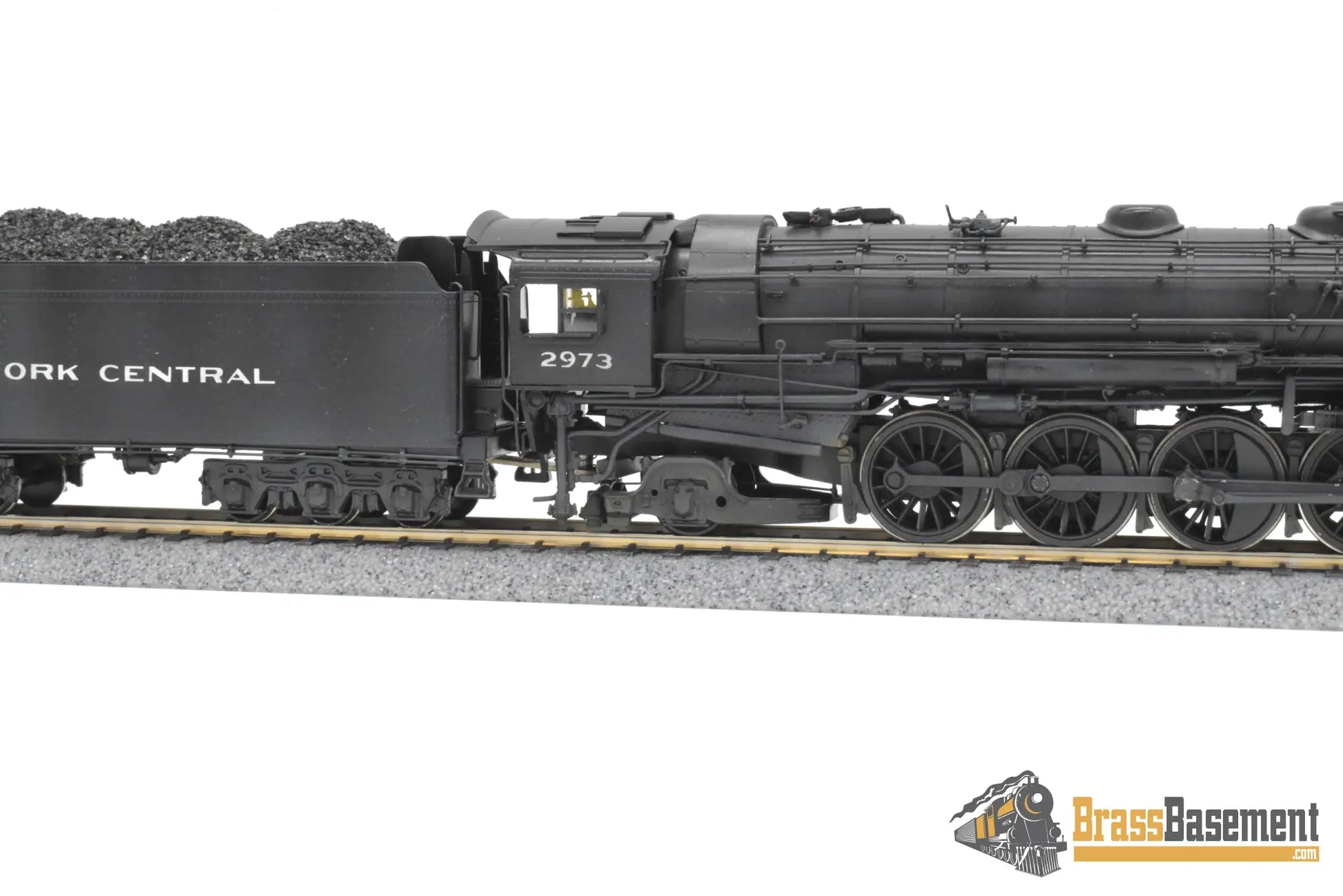 HO Brass - KEY New York Central NYC L-2d 4-8-2 Mohawk #2973 - C/P Superb Runner Steam