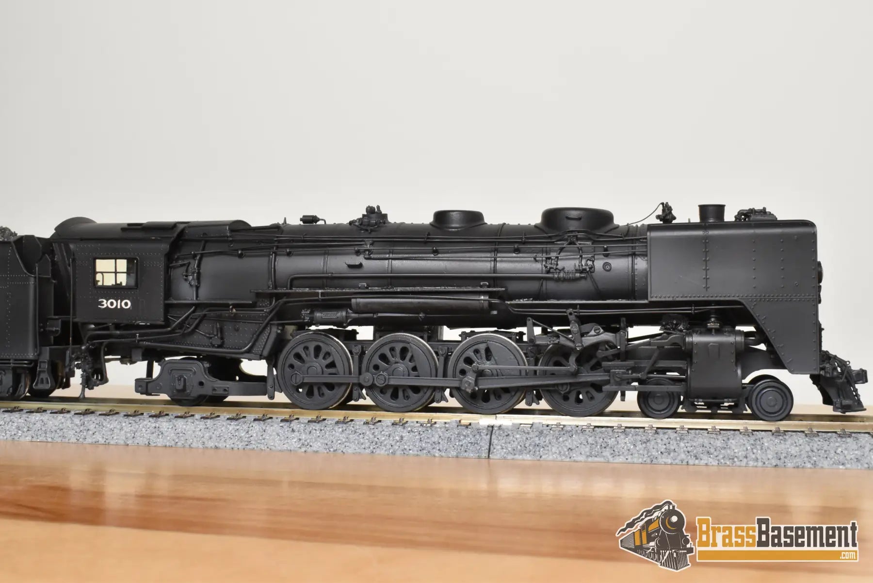 HO Brass - KEY New York Central NYC L-3a 4-8-2 Mohawk #3010 - C/P Superb Runner Steam