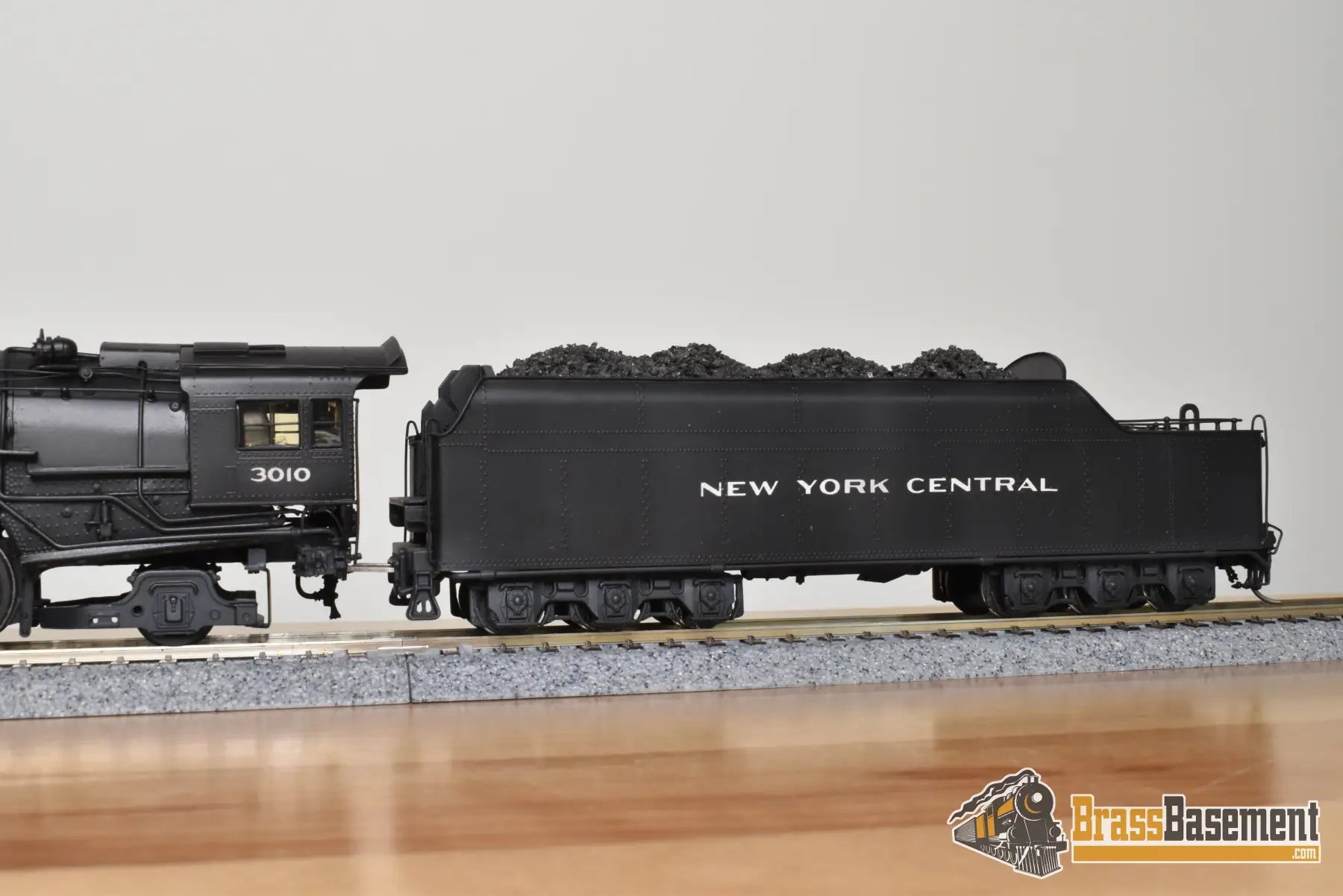 HO Brass - KEY New York Central NYC L-3a 4-8-2 Mohawk #3010 - C/P Superb Runner Steam