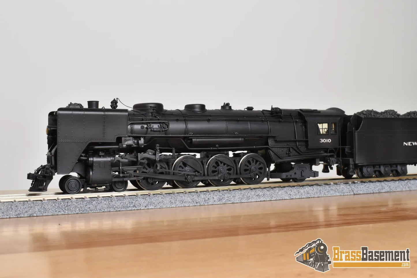 HO Brass - KEY New York Central NYC L-3a 4-8-2 Mohawk #3010 - C/P Superb Runner Steam
