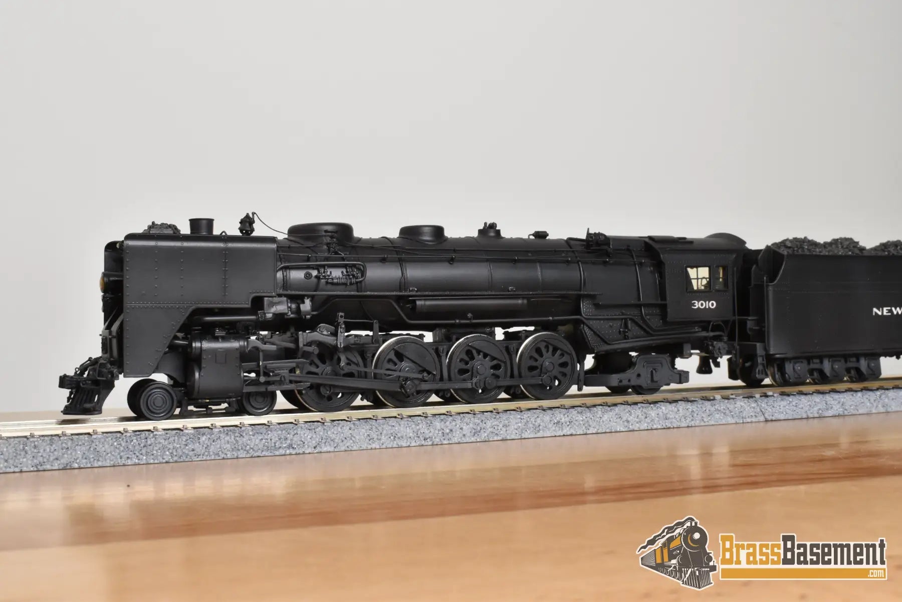 HO Brass - KEY New York Central NYC L-3a 4-8-2 Mohawk #3010 - C/P Superb Runner Steam