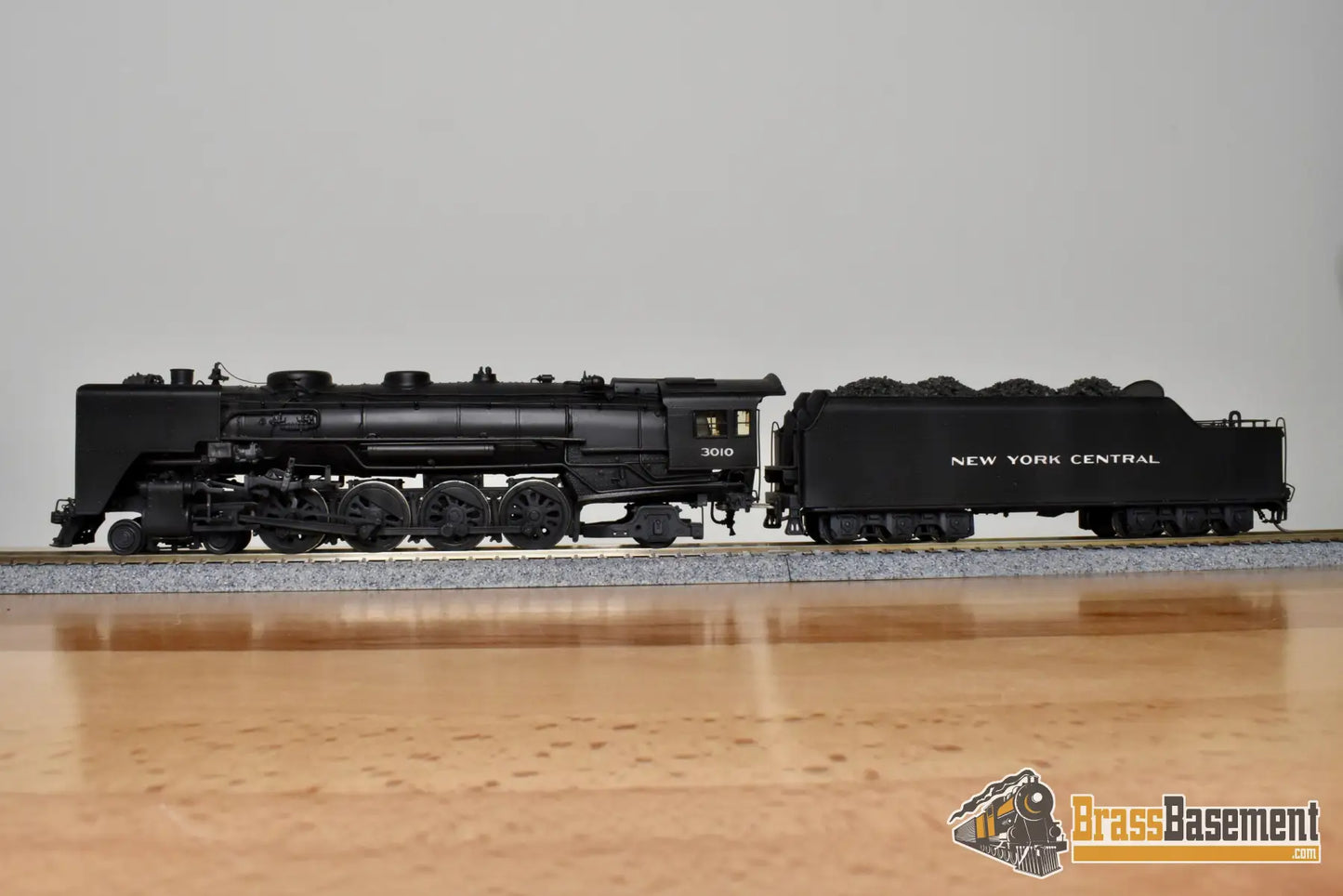 HO Brass - KEY New York Central NYC L-3a 4-8-2 Mohawk #3010 - C/P Superb Runner Steam