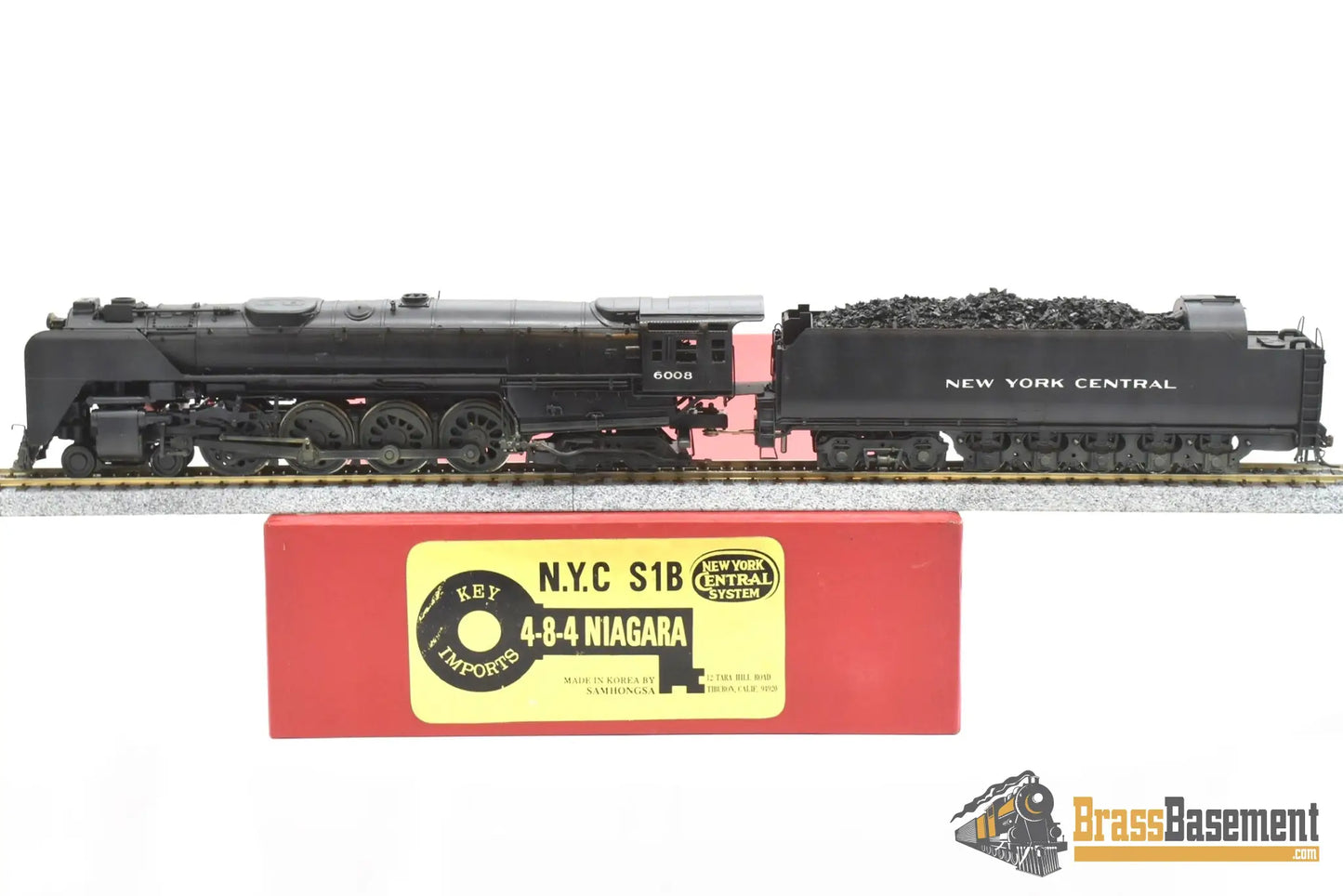Ho Brass - Key New York Central Nyc S1B #6008 4 - 8 - 4 Niagara Custom Painted Samhongsa Steam