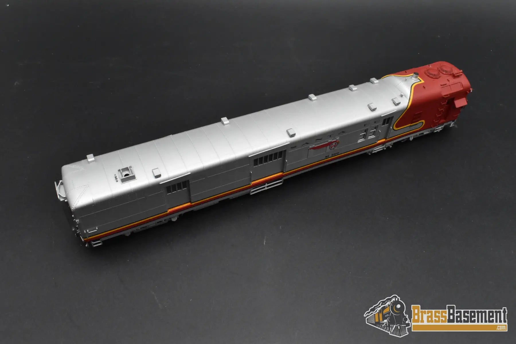HO Brass - Key Santa Fe M-160 Motor-Car Doodlebug ’Warbonnet’ Post 1962 - FM Korea - FP Passenger