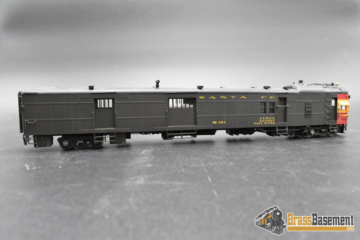 HO Brass - Key Santa Fe M-161 Motor-Car Doodlebug ’Gull-Wing’ - FM Korea - FP - No Box Passenger