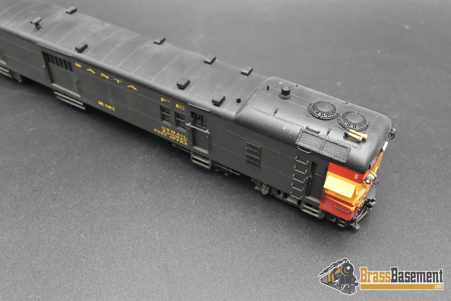 HO Brass - Key Santa Fe M-161 Motor-Car Doodlebug ’Gull-Wing’ - FM Korea - FP - No Box Passenger