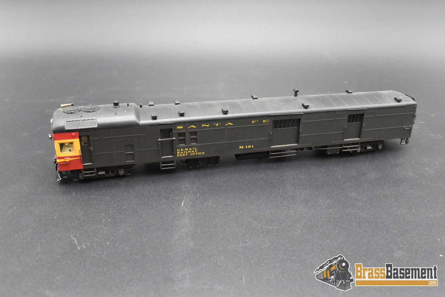 HO Brass - Key Santa Fe M-161 Motor-Car Doodlebug ’Gull-Wing’ - FM Korea - FP - No Box Passenger