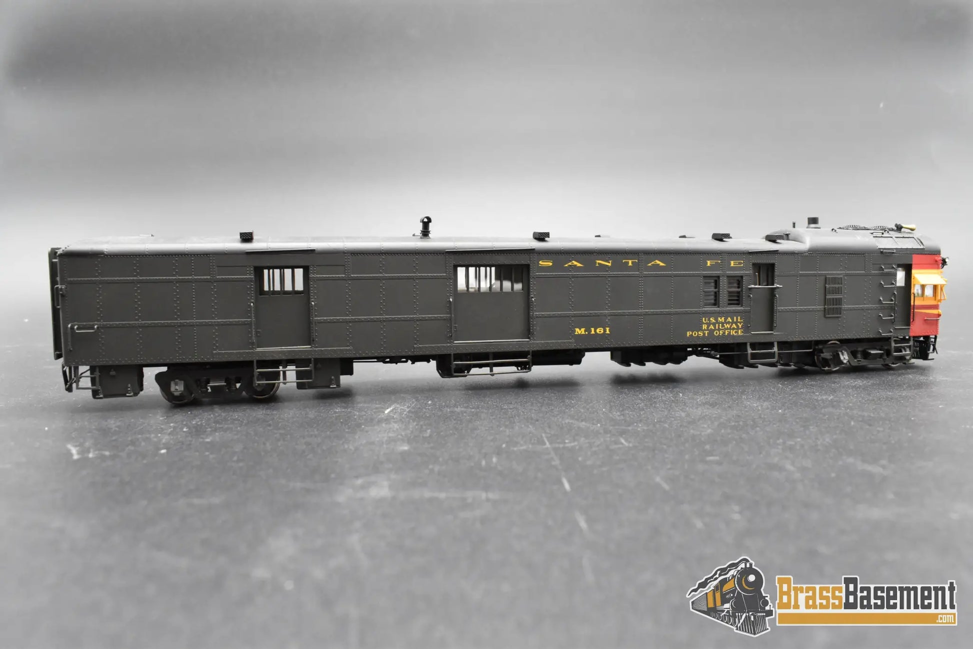 HO Brass - Key Santa Fe M-161 Motor-Car Doodlebug ’Gull-Wing’ - FM Korea - FP - No Box Passenger