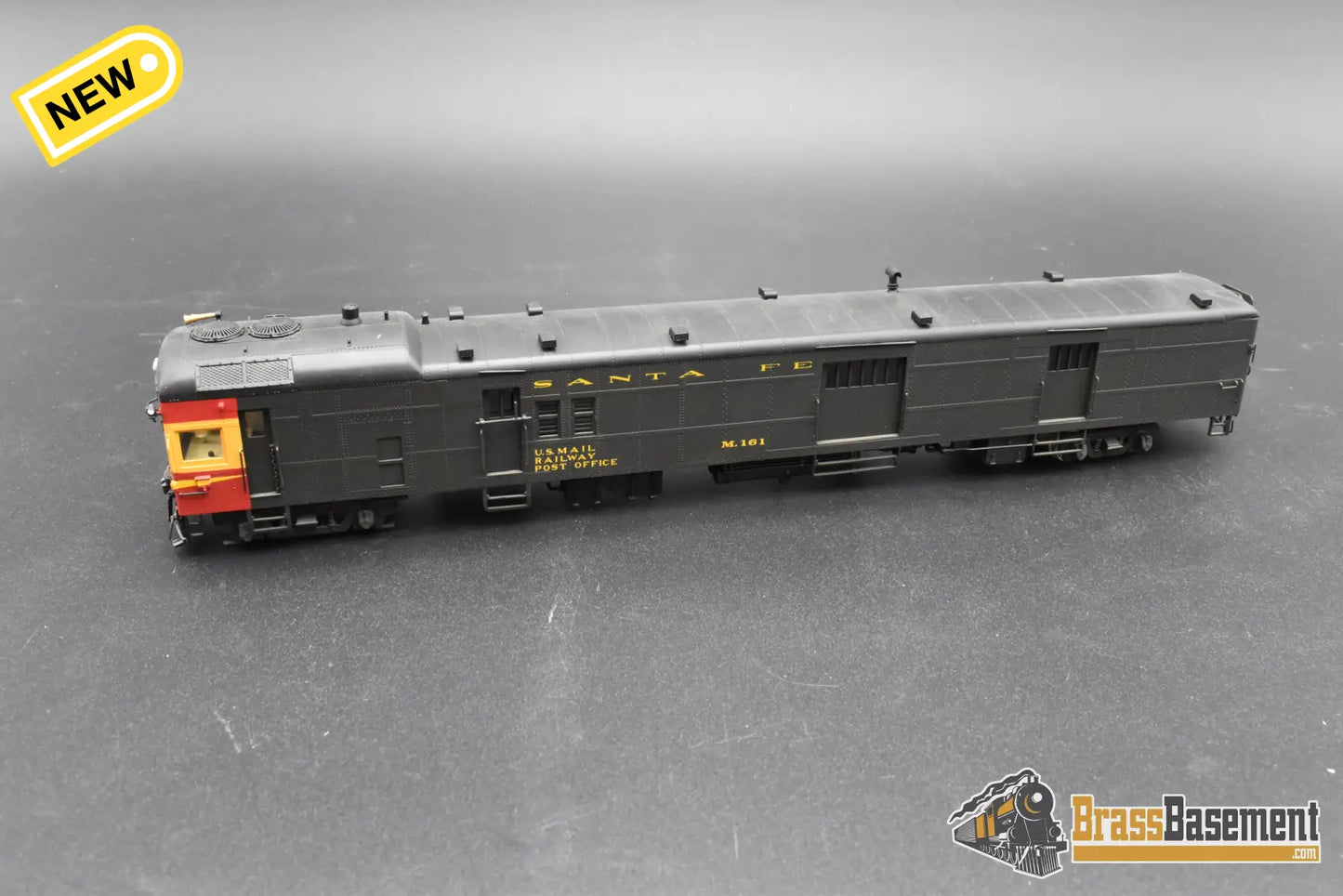 HO Brass - Key Santa Fe M-161 Motor-Car Doodlebug ’Gull-Wing’ - FM Korea - FP - No Box Passenger