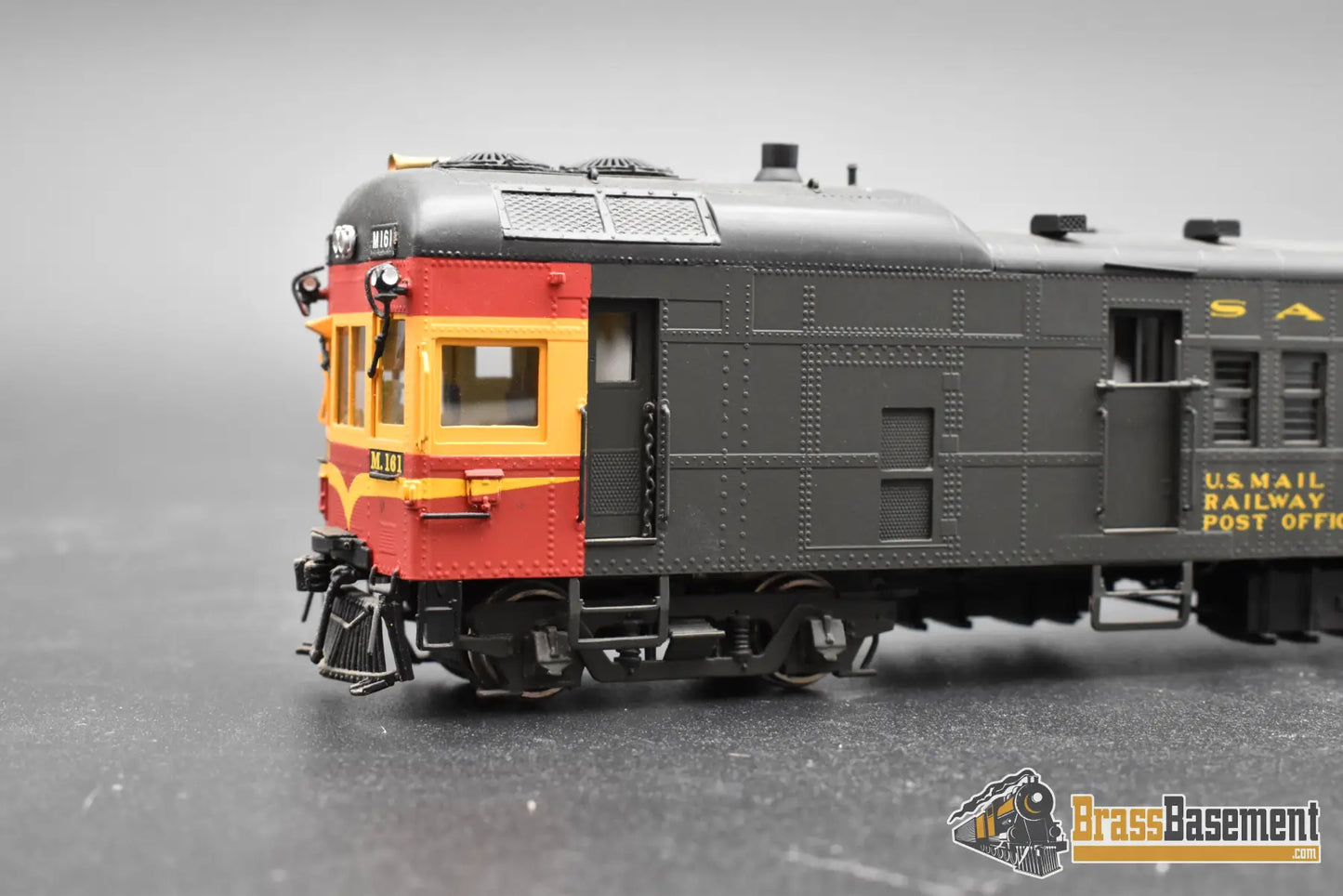 HO Brass - Key Santa Fe M-161 Motor-Car Doodlebug ’Gull-Wing’ - FM Korea - FP - No Box Passenger