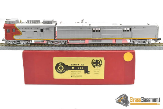 Ho Brass - Key Santa Fe M - 190 Articulated Motor - Car Doodlebug Fm Korea Factory Painted Passenger