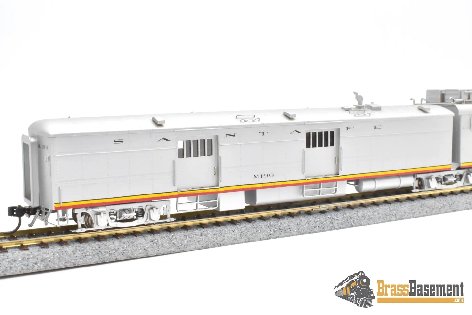 Ho Brass - Key Santa Fe M - 190 Articulated Motor - Car Doodlebug Fm Korea Factory Painted Passenger
