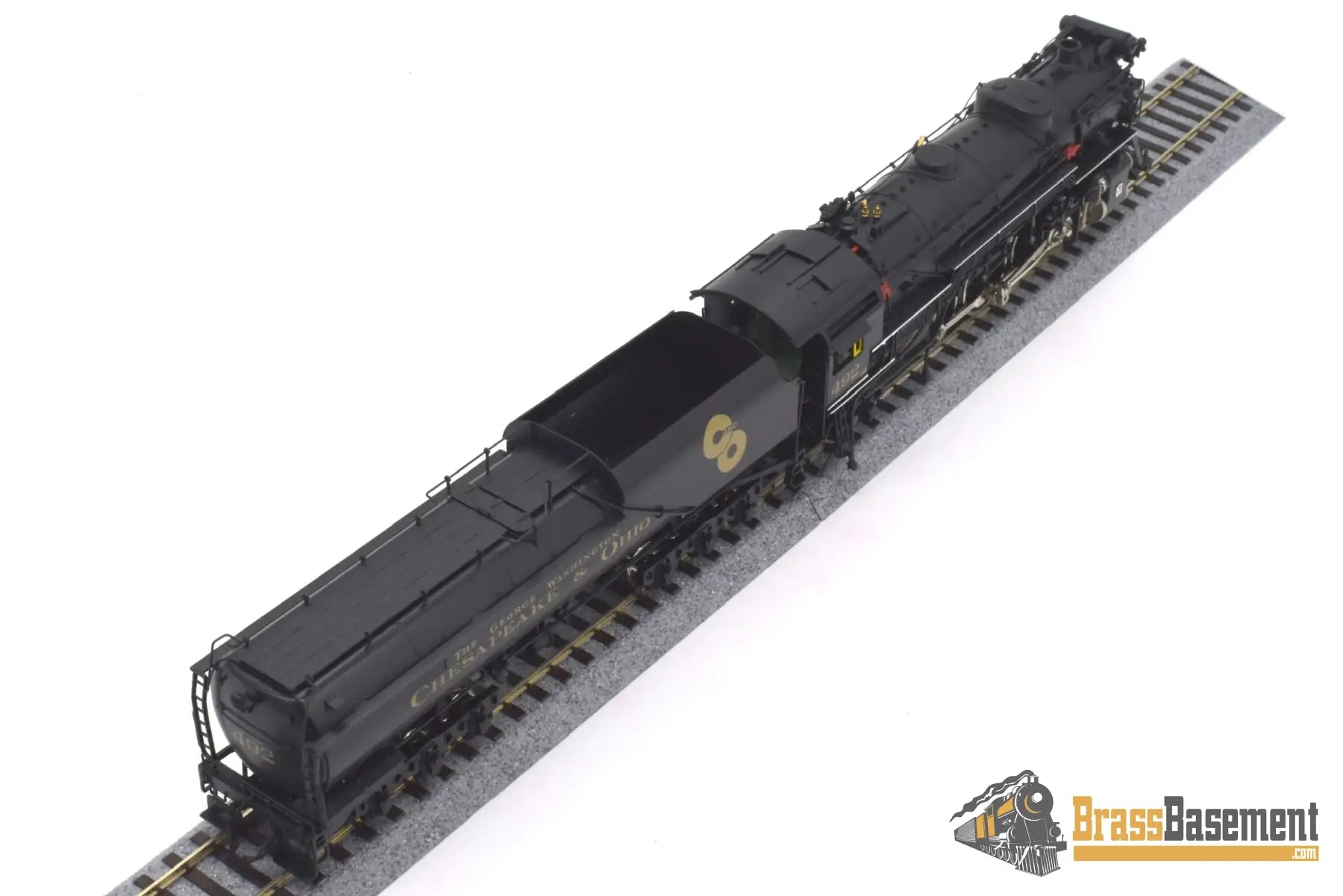 Ho Brass - Key Ski Chesapeake & Ohio C&O F - 19 4 - 6 - 2 Pacific #492 Elesco Fwh F/P Steam