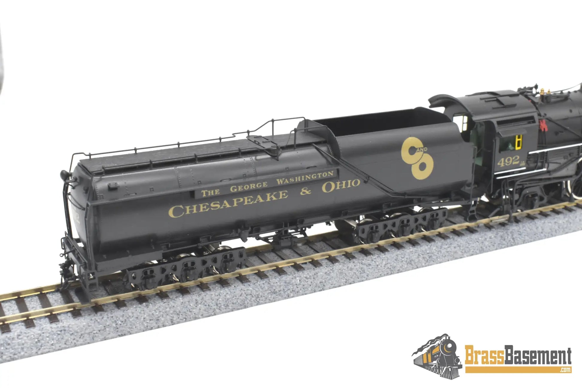 Ho Brass - Key Ski Chesapeake & Ohio C&O F - 19 4 - 6 - 2 Pacific #492 Elesco Fwh Steam