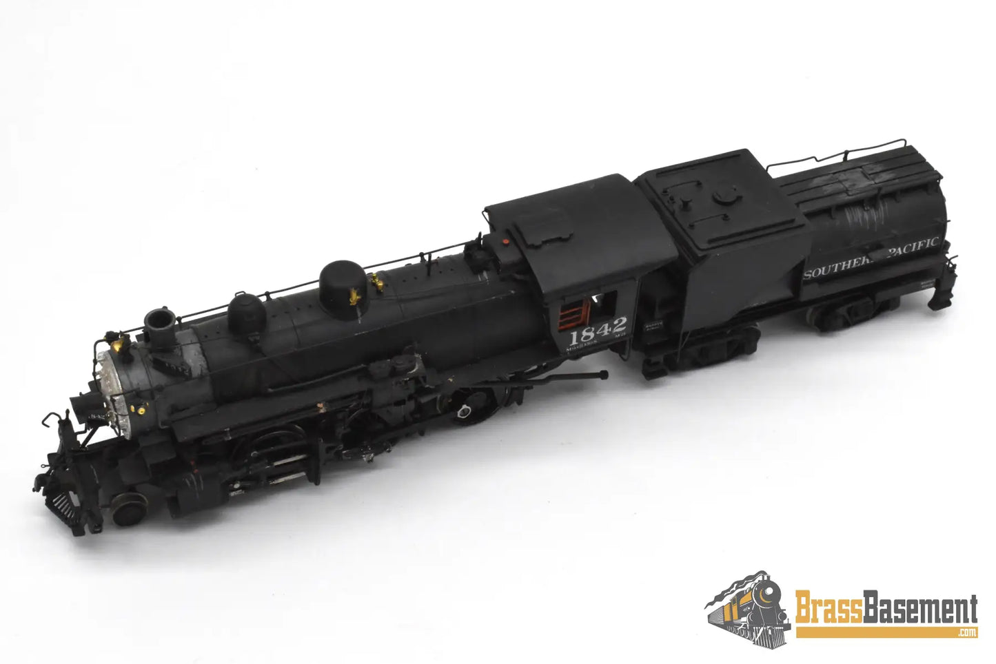 HO Brass - KeySouthern Pacific SP M-21 2-6-0 Mogul #1842 - Samhongsa CP Steam