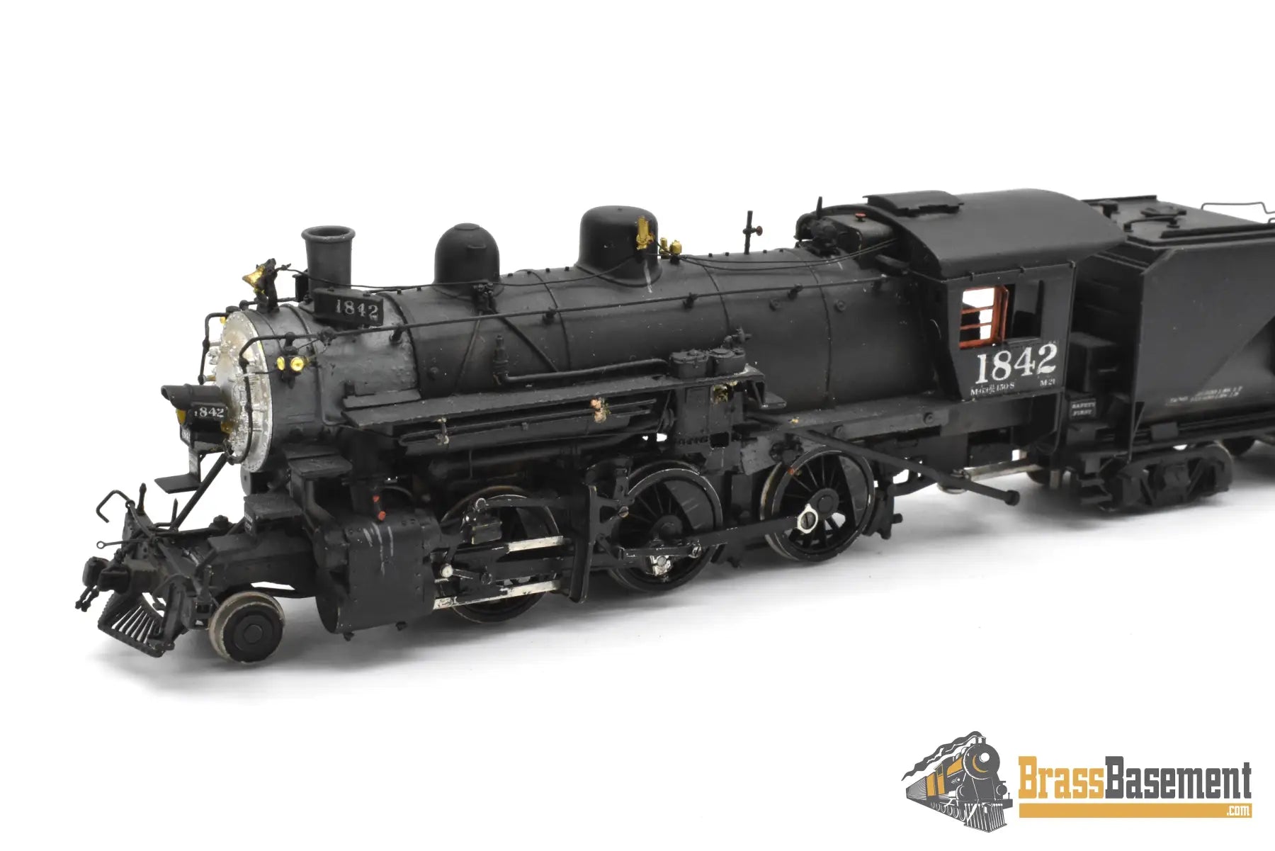 HO Brass - KeySouthern Pacific SP M-21 2-6-0 Mogul #1842 - Samhongsa CP Steam