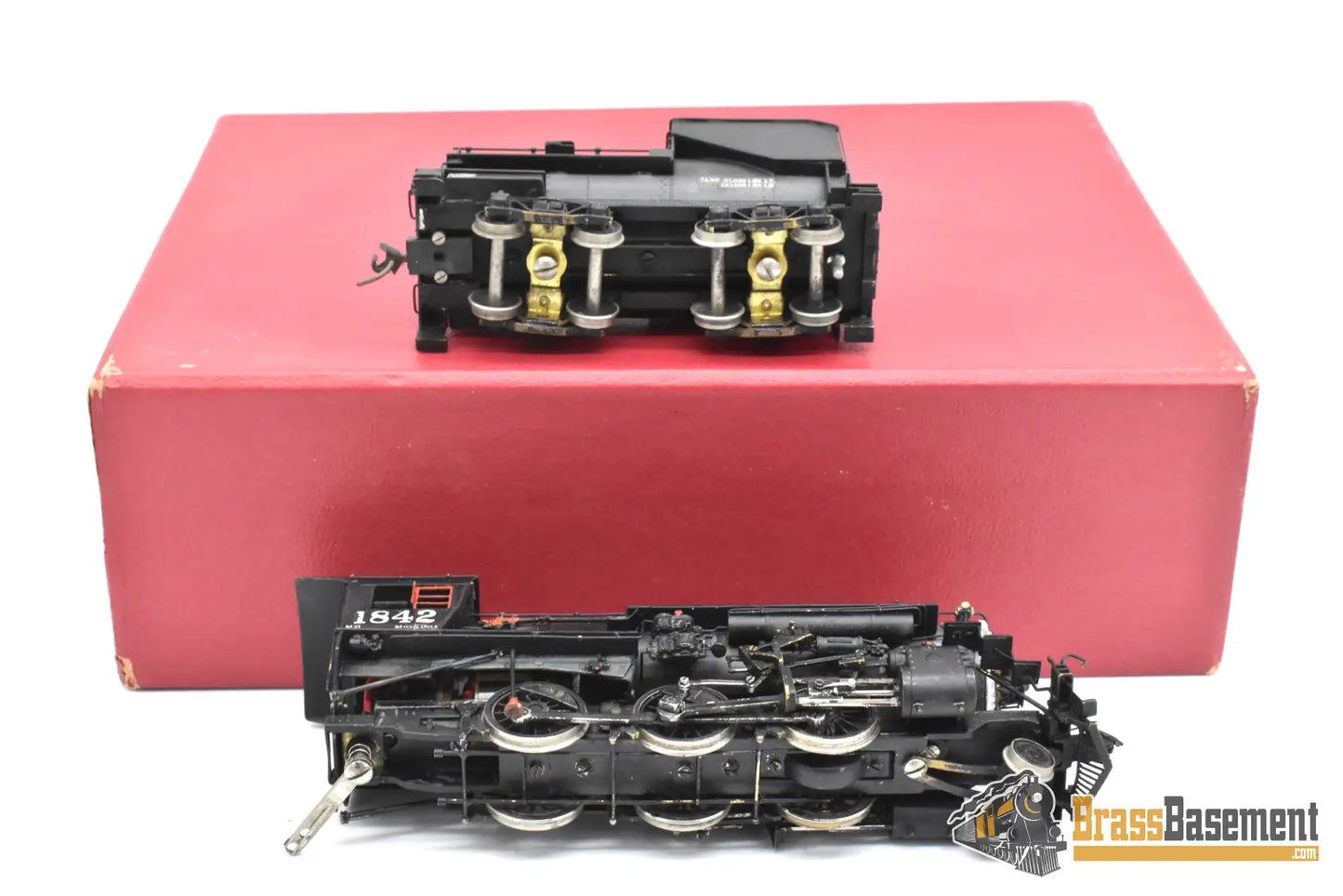 HO Brass - KeySouthern Pacific SP M-21 2-6-0 Mogul #1842 - Samhongsa CP Steam