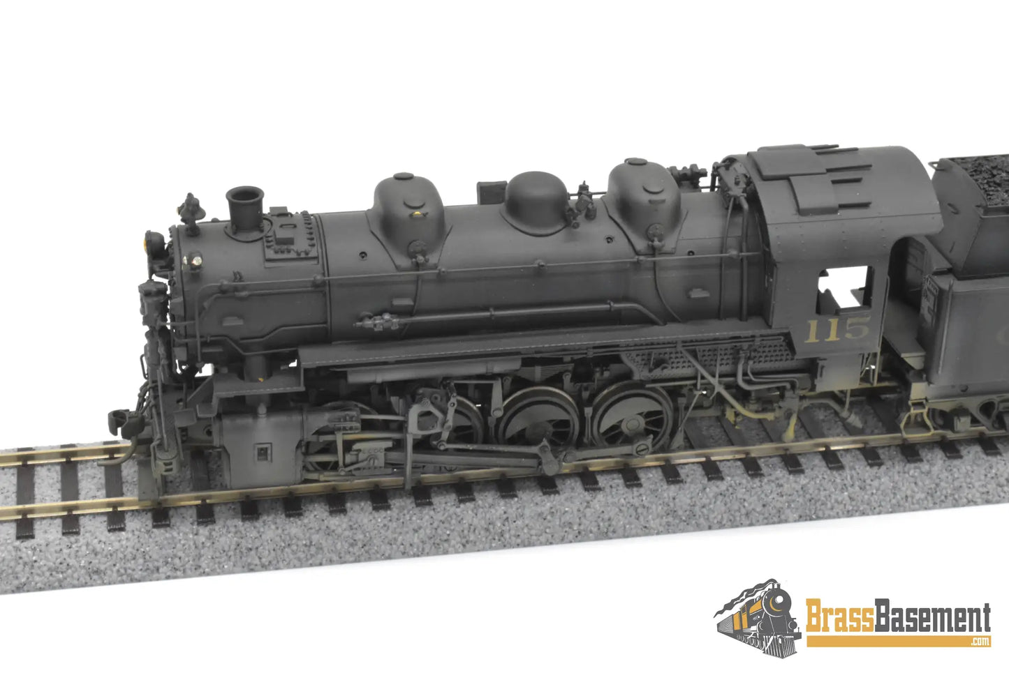 HO Brass - Lambert Chesapeake & Ohio C&O 0-8-0 #115 C/P Weathered - PLATINUM Series Steam
