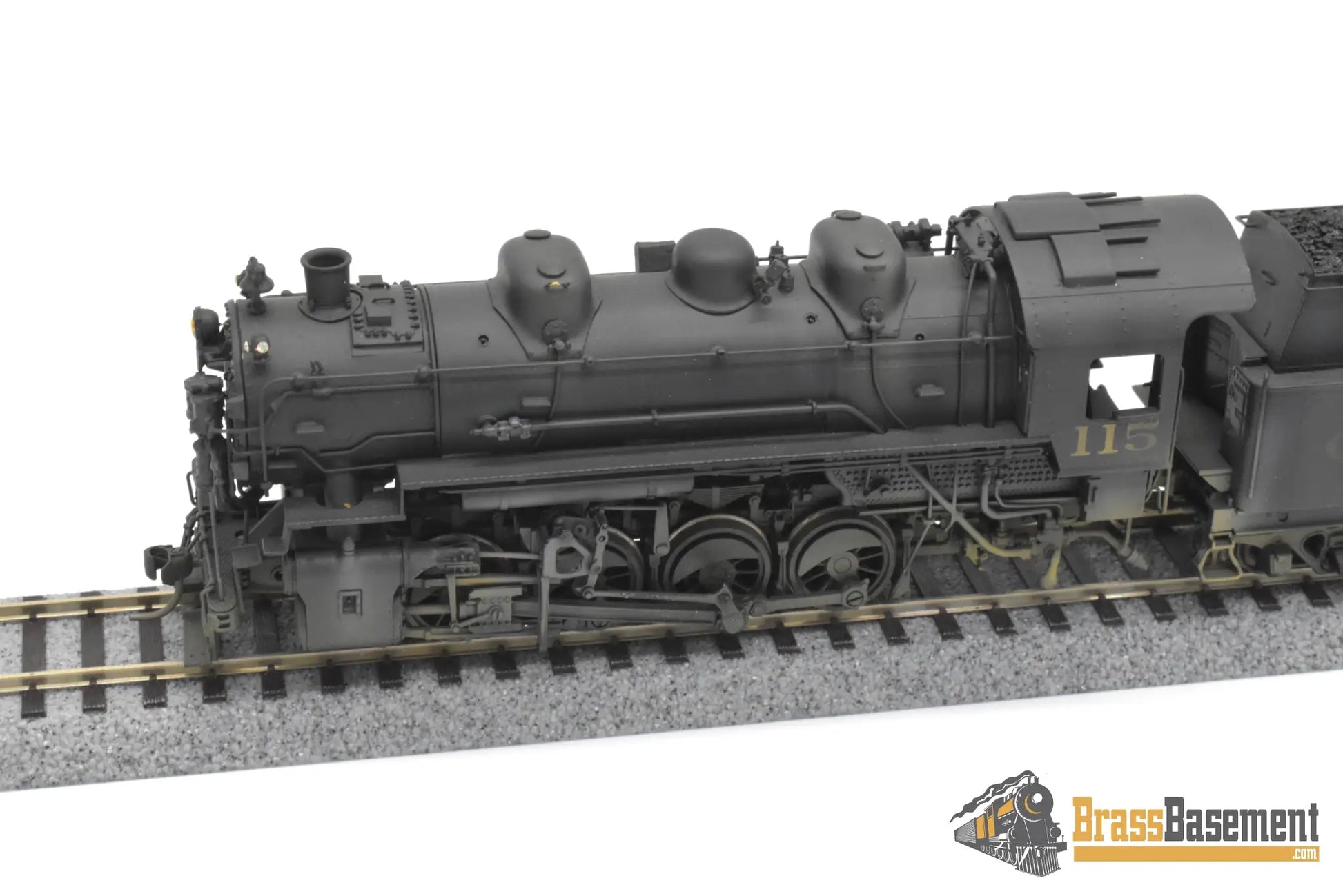 HO Brass - Lambert Chesapeake & Ohio C&O 0-8-0 #115 C/P Weathered - PLATINUM Series Steam
