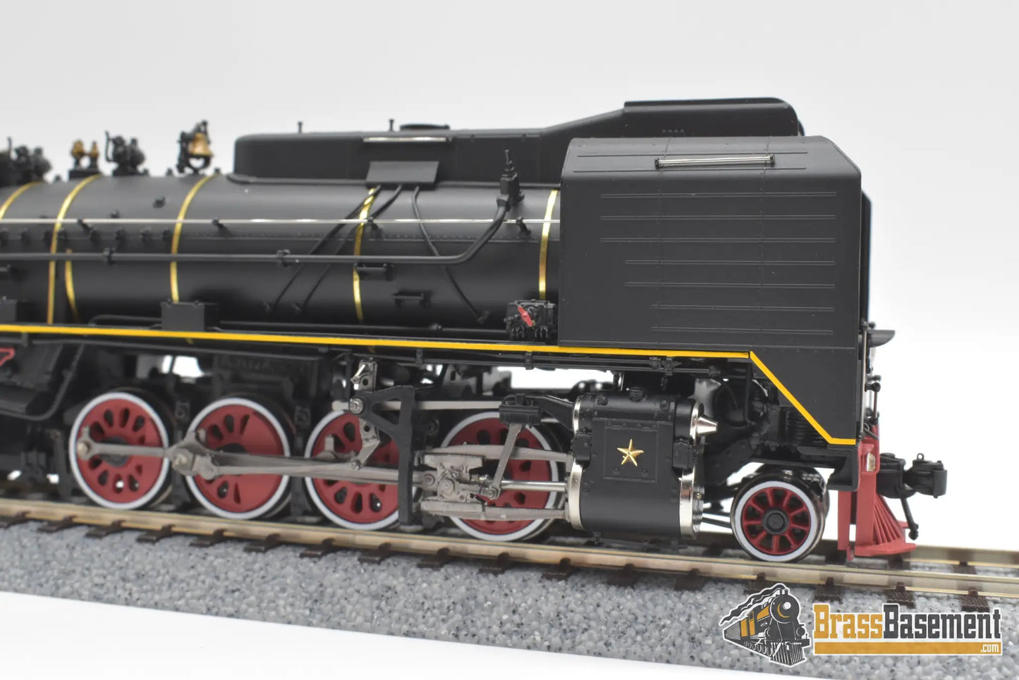 Ho Brass - Models Imon China Railway Class Qj 2-10-2 Steam Locomotive Mao Zedong