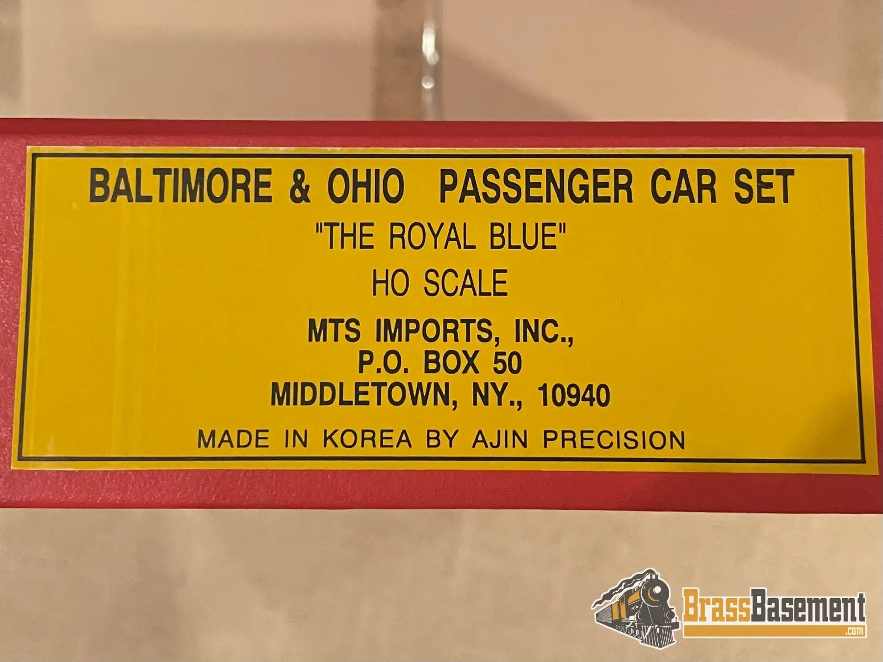 Ho Brass - Mts Baltimore & Ohio B&O ‘Royal Blue’ 4 - 6 - 2 And 8 Car Passenger Set Mint +