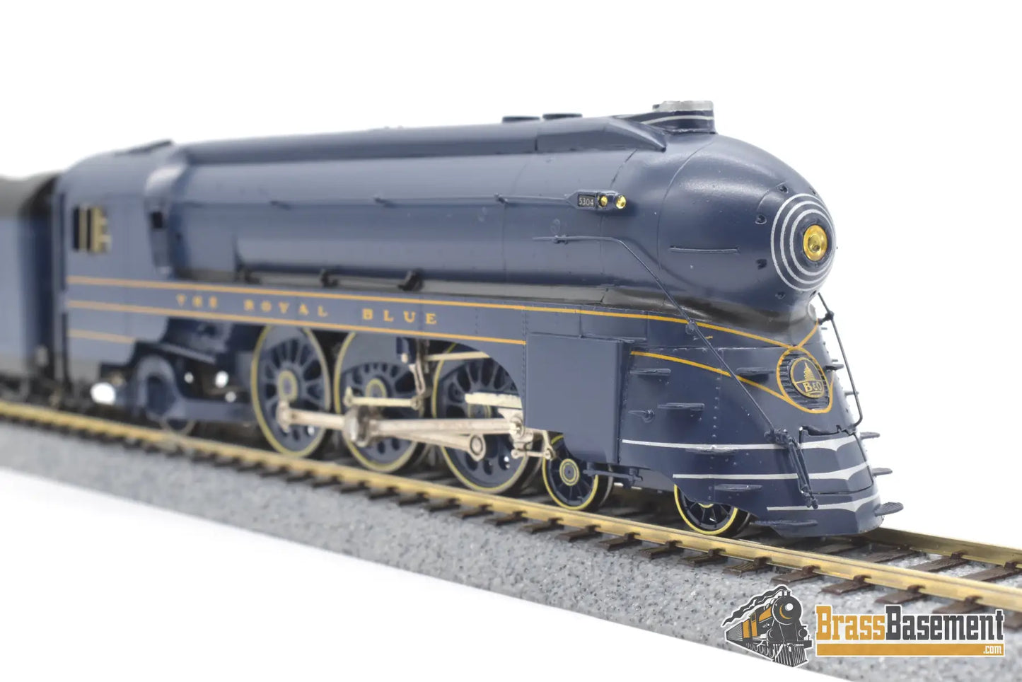 Ho Brass - Mts Baltimore & Ohio B&O ‘Royal Blue’ 4 - 6 - 2 And 8 Car Passenger Set Mint +