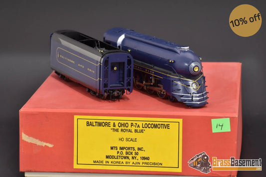 Ho Brass - Mts Baltimore & Ohio P - 7A 4 - 6 - 2 ’The Royal Blue’ Used Steam