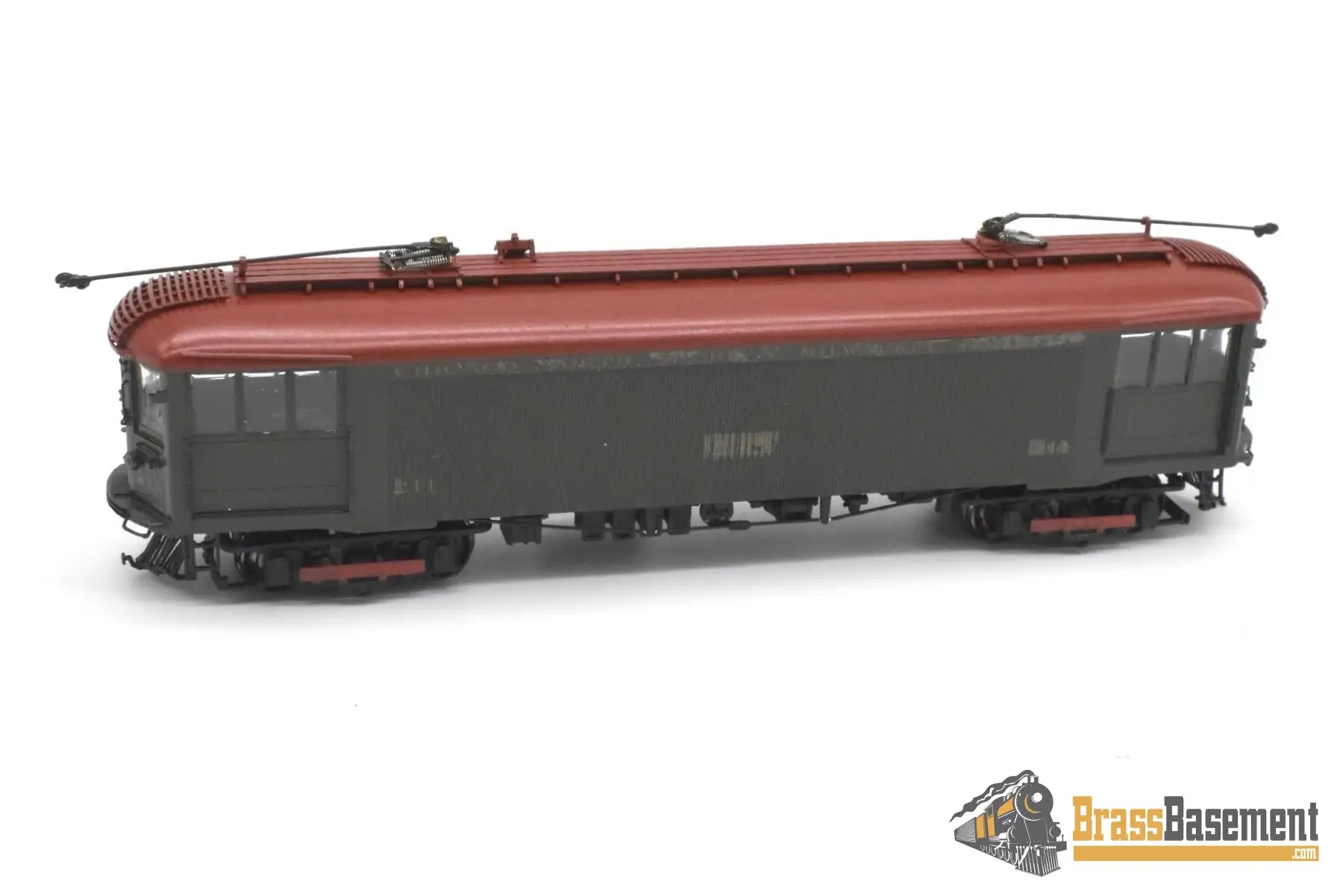HO Brass - MTS CNS&M North Shore Line M-D Box Motor - Custom Painted Interurban