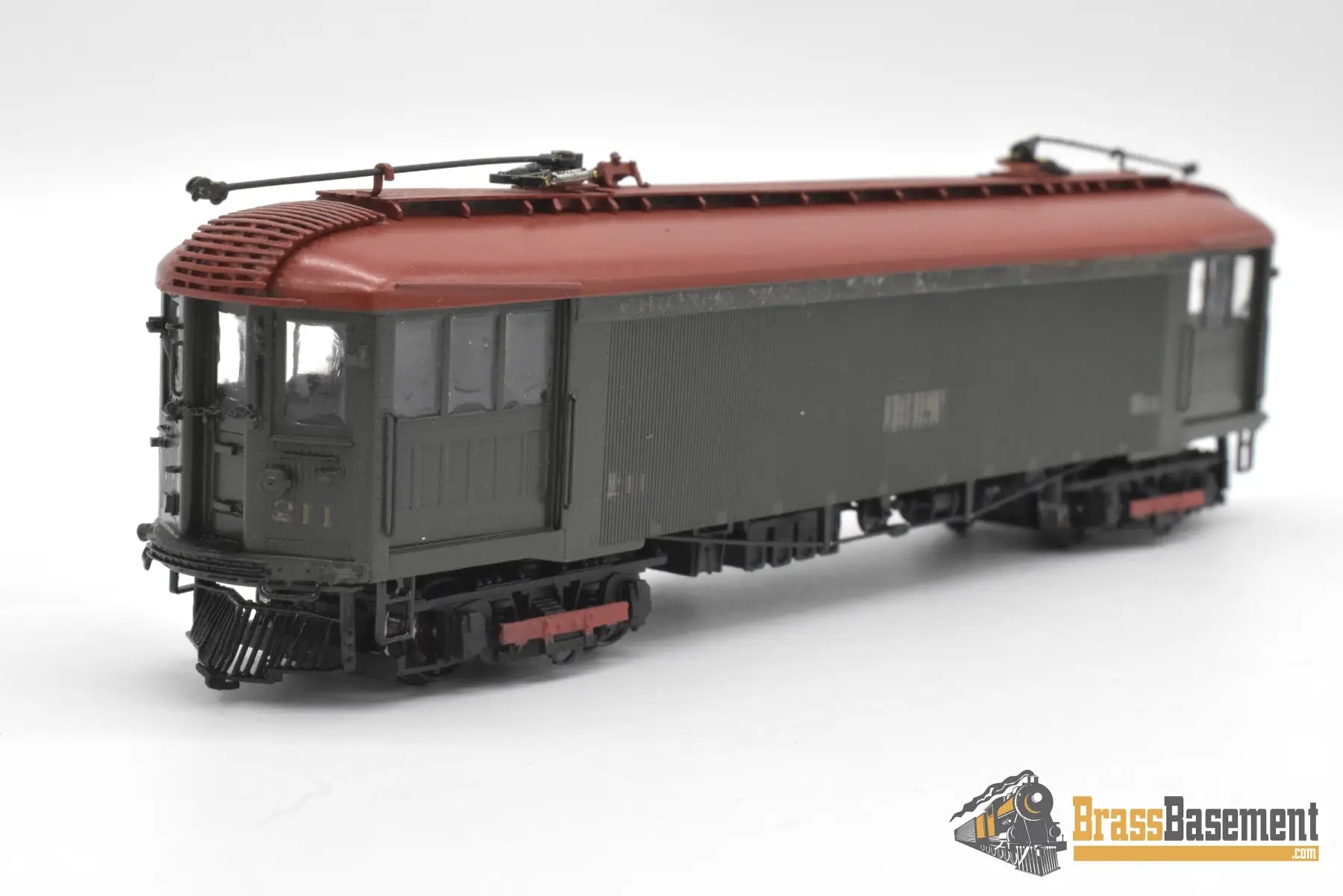 HO Brass - MTS CNS&M North Shore Line M-D Box Motor - Custom Painted Interurban