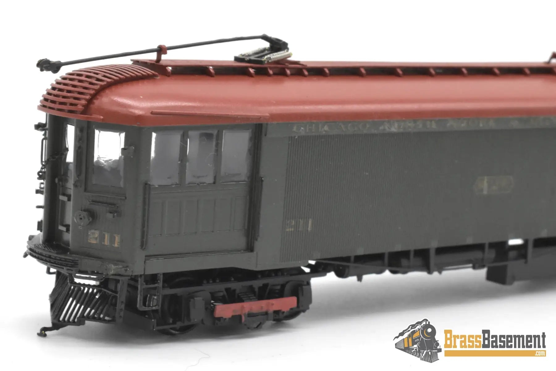 HO Brass - MTS CNS&M North Shore Line M-D Box Motor - Custom Painted Interurban
