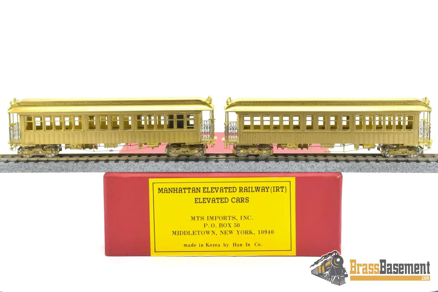 Ho Brass - Mts Imports Manhattan Elevated Railway Irt Unpainted Korea Interurban