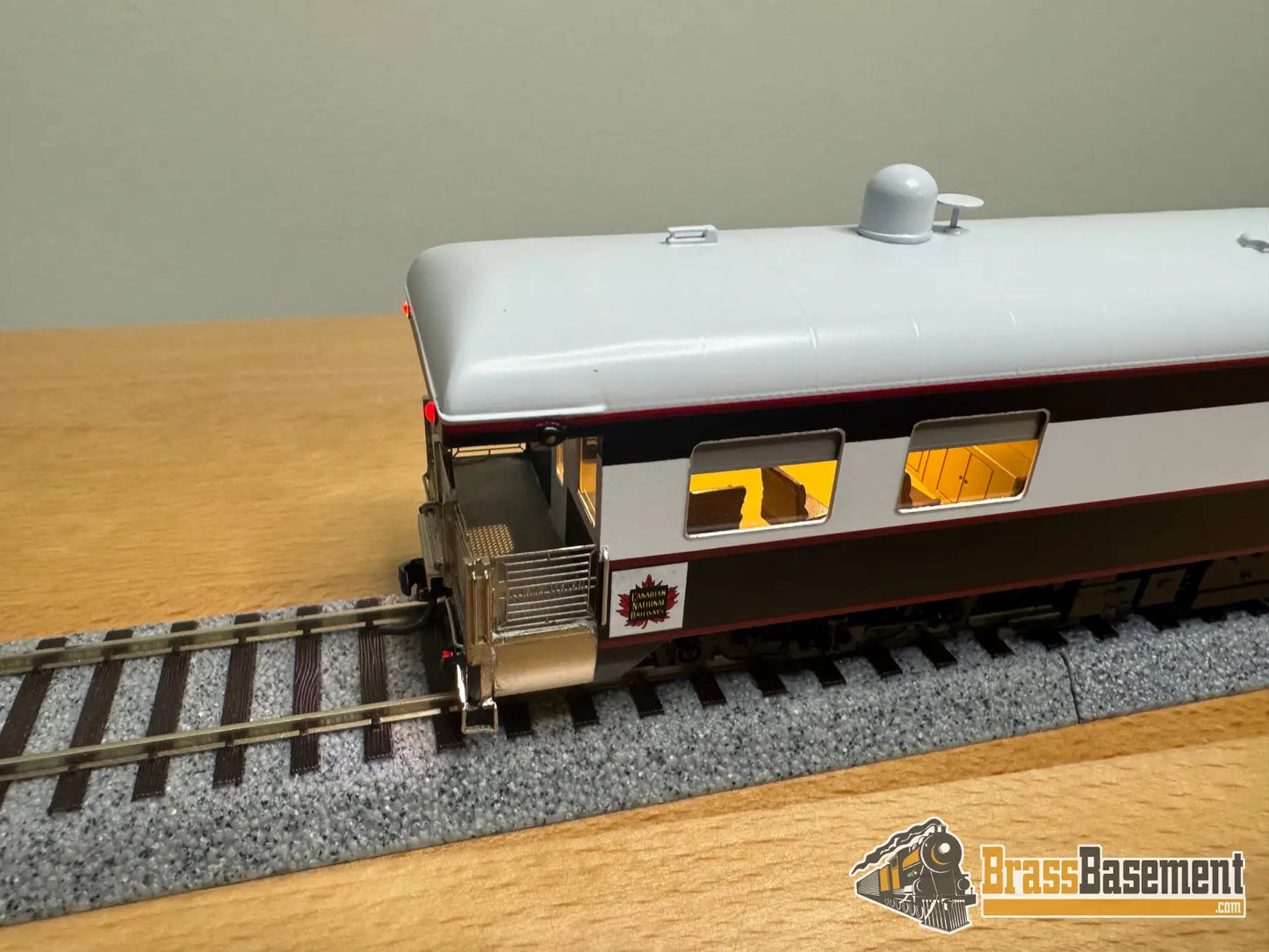 HO Brass - NBL Canadian National CN Business car ’Great Lakes’ Version 6f FP Blue & Grey MODERN - NEW Passenger