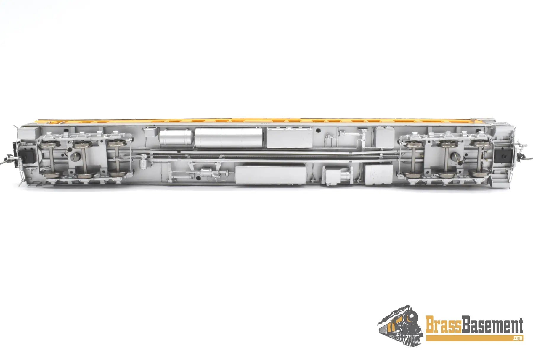 Ho Brass - Nbl D&Rgw Business Car #107 (2Nd) 1955 - 1964 Era Version 5A Fp Aspen Gold / Silver