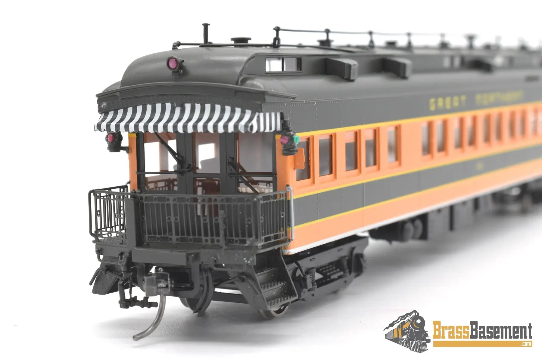 Ho Brass - Nbl Gn Business Car #A3 (2Nd) 1950 - 1965 Era Version 4A Fp Green / Orange Empire