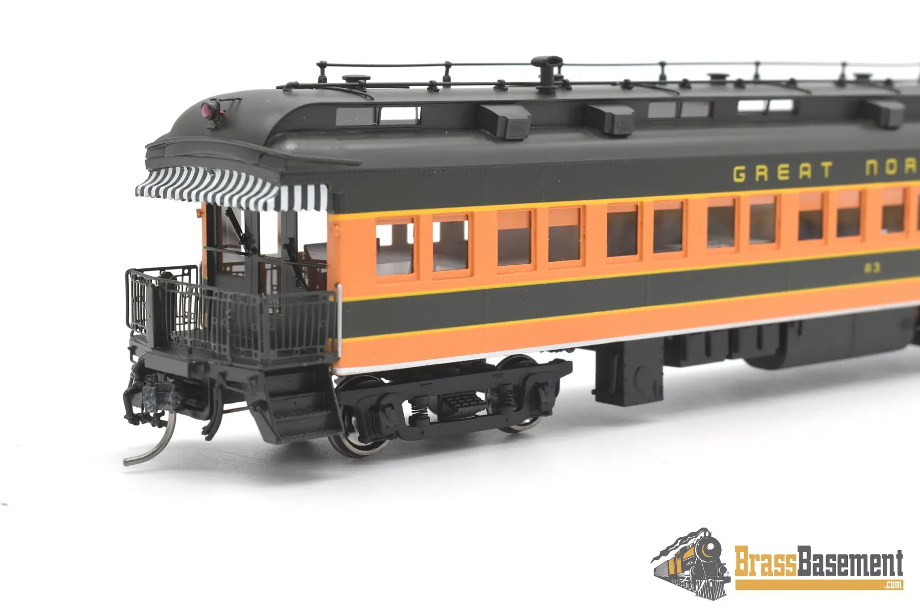 Ho Brass - Nbl Gn Business Car #A3 (2Nd) 1950 - 1965 Era Version 4A Fp Green / Orange Empire