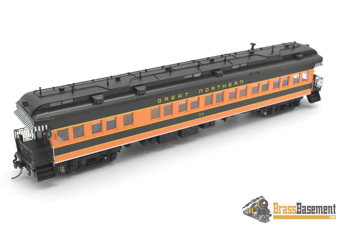 Ho Brass - Nbl Gn Business Car #A3 (2Nd) 1950 - 1965 Era Version 4A Fp Green / Orange Empire