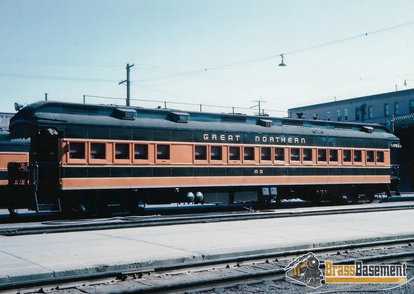 Ho Brass - Nbl Gn Business Car #A3 (2Nd) 1950 - 1965 Era Version 4A Fp Green / Orange Empire