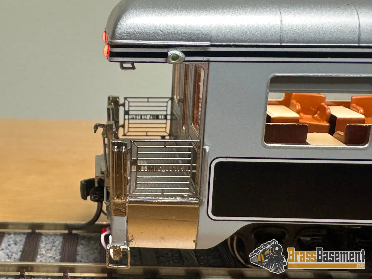 HO Brass - NBL Illinois Central IC Business car #1 Version 6d FP Death Star Paint - NEW Passenger