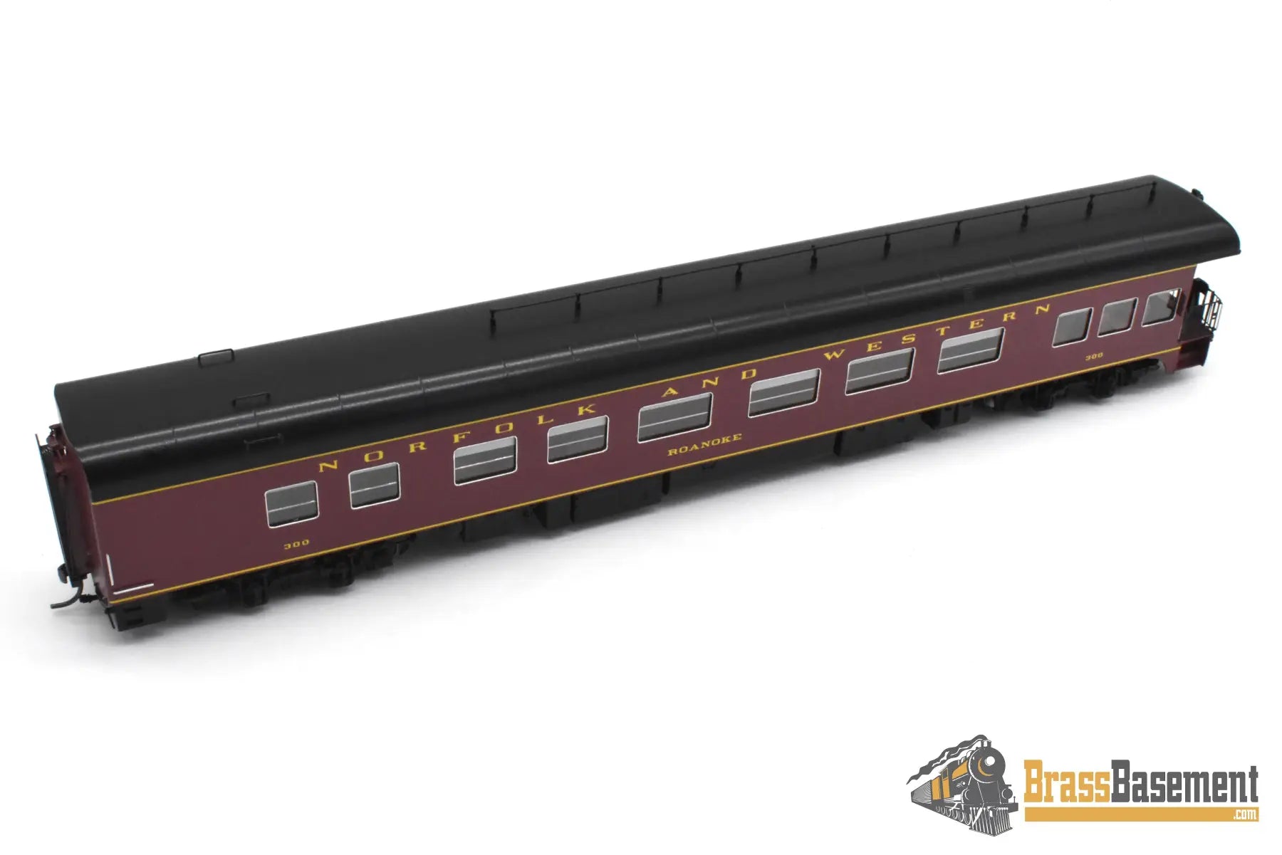 HO Brass - NBL N&W Norfolk & Western Business car #300 Version 5a FP Maroon - NEW Passenger