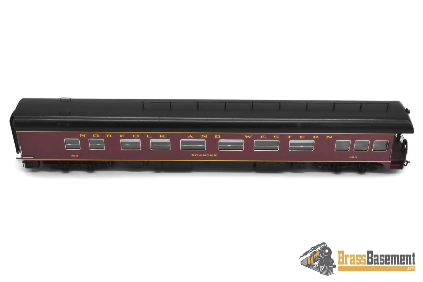 HO Brass - NBL N&W Norfolk & Western Business car #300 Version 5a FP Maroon - NEW Passenger