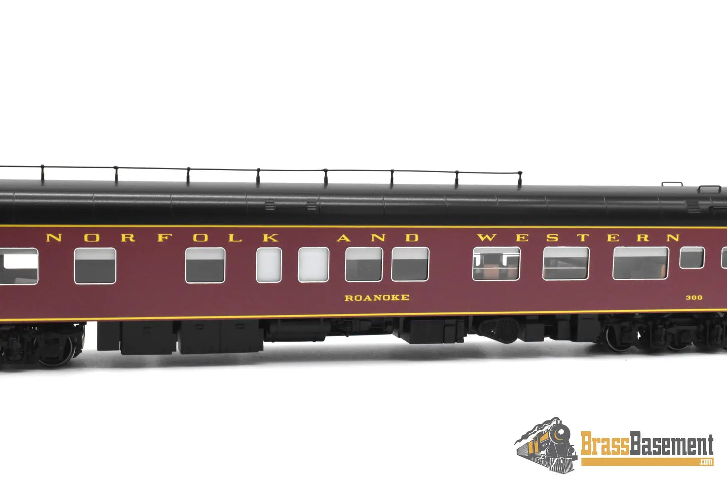HO Brass - NBL N&W Norfolk & Western Business car #300 Version 5a FP Maroon - NEW Passenger