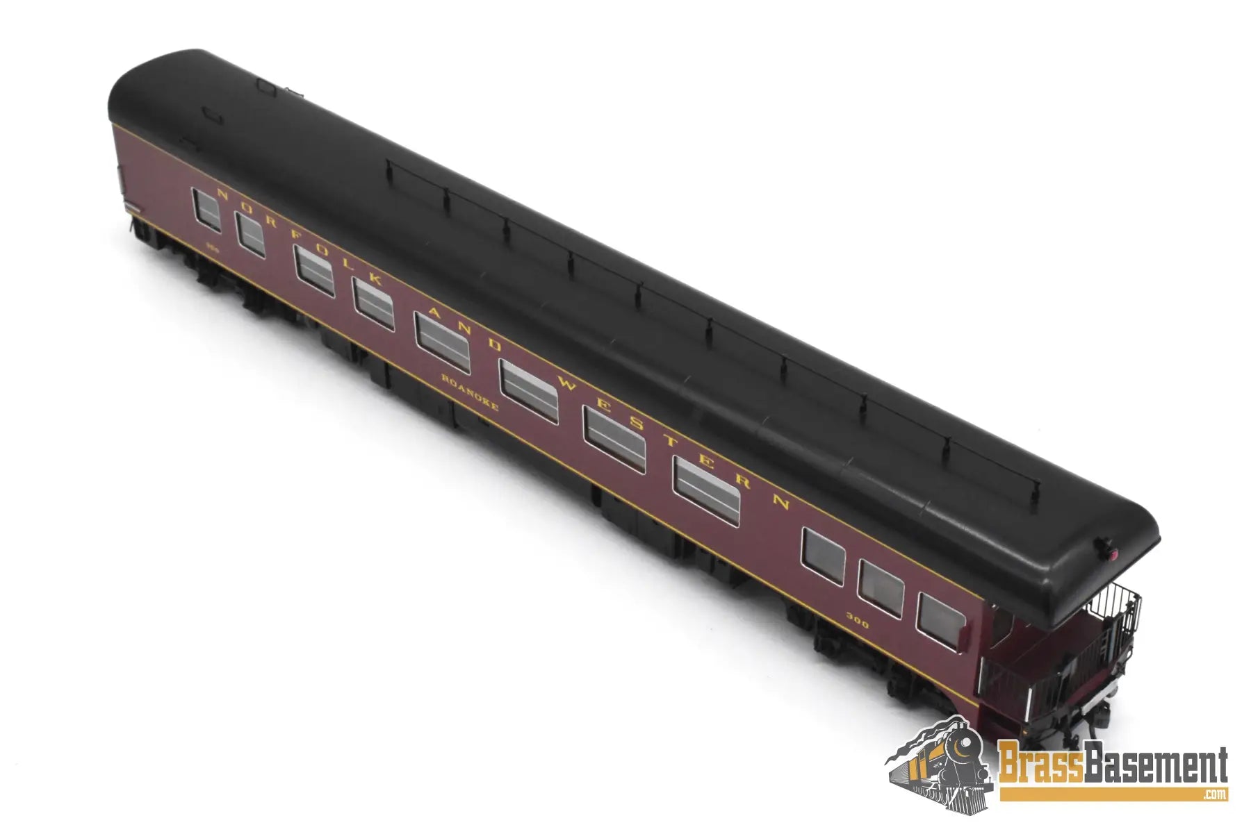 HO Brass - NBL N&W Norfolk & Western Business car #300 Version 5a FP Maroon - NEW Passenger