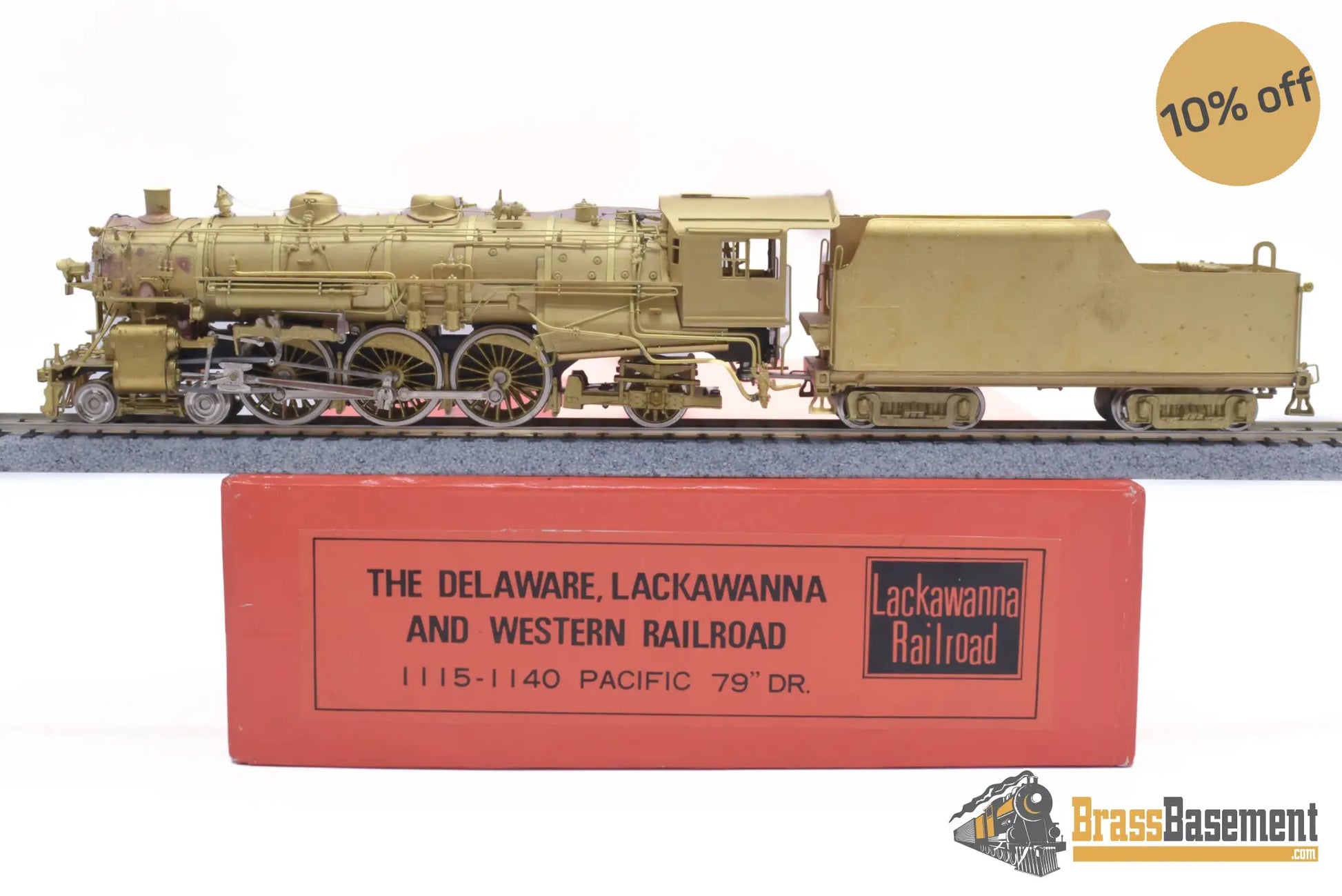 Ho Brass - Nickel Plate Products Npp Dl&W Lackawanna N-6 Pacific 4-6-2 Unpainted 1984 Steam