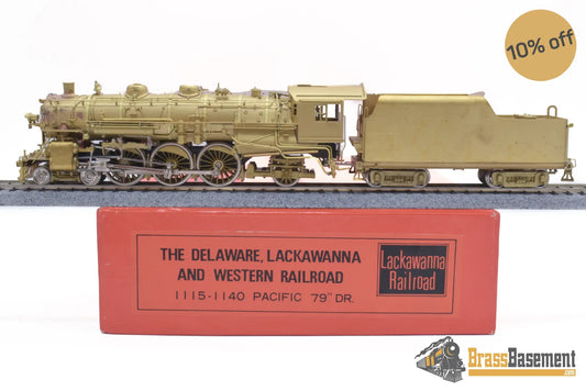 Ho Brass - Nickel Plate Products Npp Dl&W Lackawanna N-6 Pacific 4-6-2 Unpainted 1984 Steam